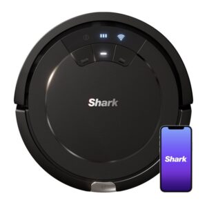 shark ion robot vacuum, wi fi connected, works with google assistant, multi surface cleaning, carpets, hard floors (renewed)