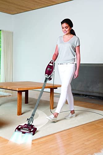 Shark Rocket DeluxePro Ultra-Light Upright Corded Stick Vacuum, Bordeaux (Renewed)