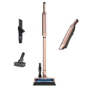shark ws642rg wandvac system pet 3-in-1 ultra-lightweight powerful cordless stick & handheld vacuum combo with charging dock, duster crevice tool & pet multi-tool, rose gold
