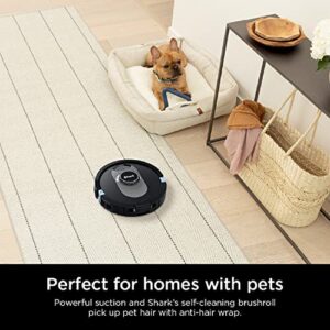 Shark RV2502AE AI Ultra Robot Vacuum with XL HEPA Self-Empty Base, Bagless, 60-Day Capacity, LIDAR Navigation, Smart Home Mapping, UltraClean, Perfect for Pet Hair, Compatible with Alexa, Black