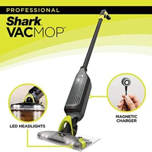 Shark VM252 VACMOP Pro Cordless Hard Floor Vacuum Mop with Disposable Pad, Charcoal Gray (Renewed)