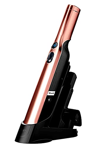 Shark WV201 WANDVAC Handheld Vacuum Lightweight at 1.4 Pounds with Powerful Suction, Charging Dock, Single Touch Empty and Detachable Dust Cup (Renewed) (WV201QPAP Indian Win red)