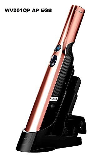 Shark WV201 WANDVAC Handheld Vacuum Lightweight at 1.4 Pounds with Powerful Suction, Charging Dock, Single Touch Empty and Detachable Dust Cup (Renewed) (WV201QPAP Indian Win red)