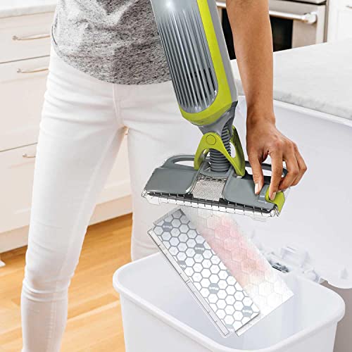 Shark VC205 VACMOP Pro Max Cordless Hard Floor Vacuum Mop with Disposable Pad Cleaning Solution (Renewed), Shark Vc205 -Green / Gray