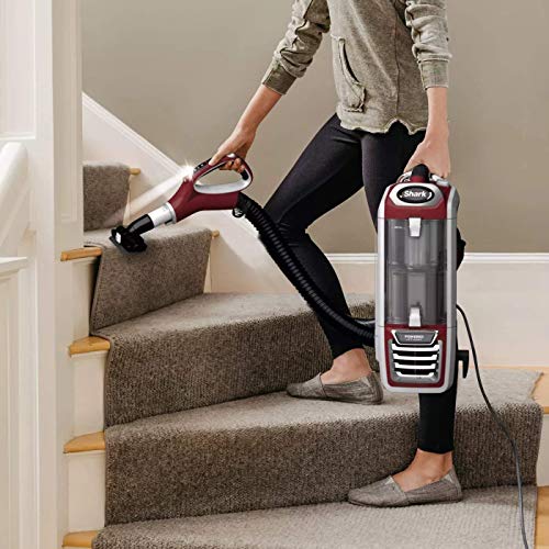 Shark ZU881 DuoClean with Self-Cleaning Brushroll Powered Lift-Away Upright Vacuum, Crevice and Pet-Multi Tools (Renewed) (Shark ZU881-Cinnamon)