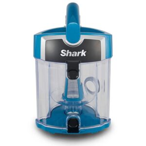 shark navigator lift-away speed zero-m self-cleaning brushroll upright vacuum dirt cup, blue/clear