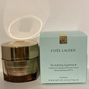 Estee Lauder Revitalizing Supreme + Global Anti-Aging Cell Power Creme SPF 15 2.5oz / 75ml