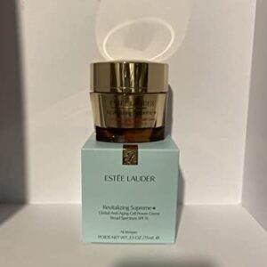 Estee Lauder Revitalizing Supreme + Global Anti-Aging Cell Power Creme SPF 15 2.5oz / 75ml