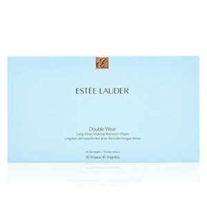 Estee lauder Double Wear Long-Wear Makeup Remover Wipes, 1 Pack, 45 Wipes