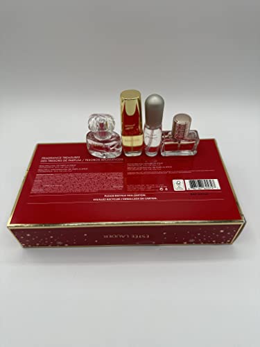 Estee Lauder Fragrance Treasures 4-Piece Mini Travel Gift Set Holiday 2022