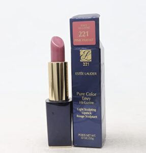 estee lauder pure color envy hi-lustre light sculpting lipstick, 0.12 oz. / 3.5 g â€¢â€¢ (pink parfait 221)