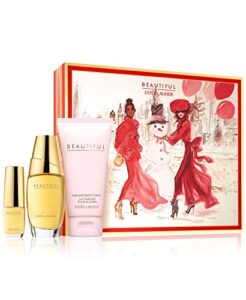 beautiful to go 3 piece fragrance set by estee lauder