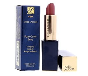 pack of 3 x estee lauder pure color envy sculpting lipstick 440 irresistible, 0.12 oz each sample size unboxed