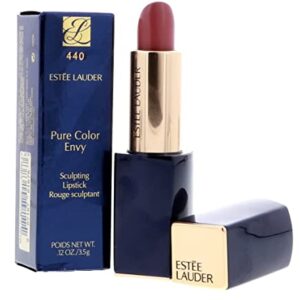 Pack of 3 x Estee Lauder Pure Color Envy Sculpting Lipstick 440 Irresistible, 0.12 oz each Sample Size Unboxed