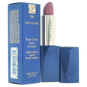 estee lauder pure color envy hiluster light, no. 120 naked ambition, a medium coverage sculpting lipstick, 0.12 ounce
