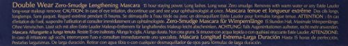 Estee Lauder | Double Wear | Zero-Smudge Lenghtening Mascra | 15 Hour Wear |-Fragrance Free | Ophthalmologist Tested , black , 0.22 oz