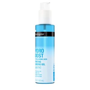 Neutrogena Hydro Boost Fragrance-Free Hydrating Facial Cleansing Gel with Hyaluronic Acid, Daily Foaming Face Wash Gel & Makeup Remover, Lightweight, Oil-Free & Non-Comedogenic, 5.5 fl. oz