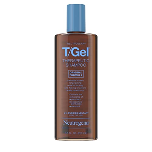 Neutrogena T/Gel Therapeutic Shampoo Original Formula, Anti-Dandruff Treatment for Long-Lasting Relief of Itching and Flaking Scalp as a Result of Psoriasis and Seborrheic Dermatitis, 8.5 Fl Oz