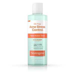 neutrogena oil-free acne stress control triple-action toner, 8 fluid ounce