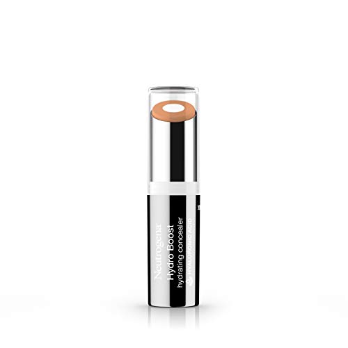 Neutrogena Hydro Boost Hydrating Concealer Stick for Dry Skin, Oil-Free, Lightweight, Non-Greasy and Non-Comedogenic Cover-Up Makeup with Hyaluronic Acid, 30 Light/Medium, 0.12 Oz