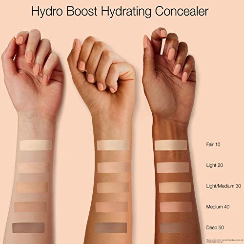 Neutrogena Hydro Boost Hydrating Concealer Stick for Dry Skin, Oil-Free, Lightweight, Non-Greasy and Non-Comedogenic Cover-Up Makeup with Hyaluronic Acid, 30 Light/Medium, 0.12 Oz