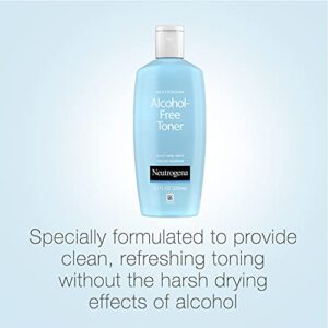 Neutrogena Oil- and Alcohol-Free Facial Toner, Hypoallergenic Skin-Purifying Face Toner to Cleanse, Recondition and Purify Skin, Non-Comedogenic, Quick-Absorbing, 8.5 fl. oz