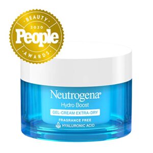 Neutrogena Hydro Boost Water Gel Fragrance-Free Facial Moisturizer, 1.7 fl. oz, & Neutrogena Hydro Boost Hydrating Facial Cleansing Gel with Hyaluronic Acid, 2 oz, Travel Size