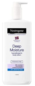 neutrogena norwegian formula deep moisture hypoallergenic body lotion for dry skin – (13.5oz or 400ml)