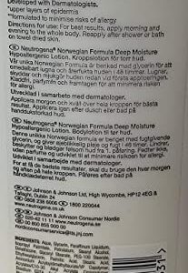 Neutrogena Norwegian Formula Deep Moisture Hypoallergenic Body Lotion For Dry Skin - (13.5oz or 400ml)