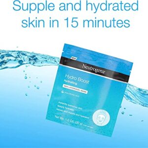 Neutrogena Hydro Boost and Hydrating Hydrogel Mask, 1 Ounce Each (10)