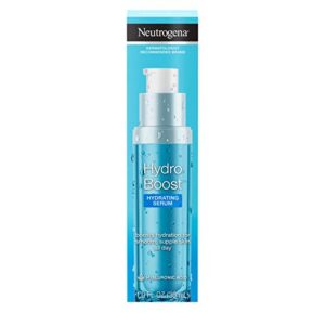 Neutrogena Hydro Boost Hydrating Hyaluronic Acid Serum, Oil-Free and Non-Comedogenic Face Serum Formula for Glowing Complexion, Oil-Free & Non-Comedogenic, 1 fl. oz