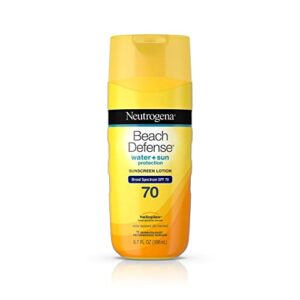 neutrogena beauty and the beast beach defense sunscreen lotion broad spectrum spf 70, 6.7 ounce