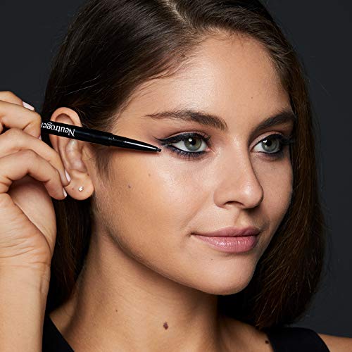 Neutrogena Intense Gel Eyeliner with Antioxidant Vitamin E, Smudge- & Water-Resistant Eyeliner Makeup for Precision Application, Jet Black, 0.004 oz