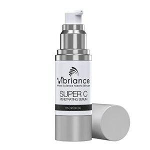 vibriance super c serum for mature skin, all-in-one formula hydrates, firms, lifts, targets age spots, wrinkles, and smooths skin, 1 fl oz (30 ml), pack of 1