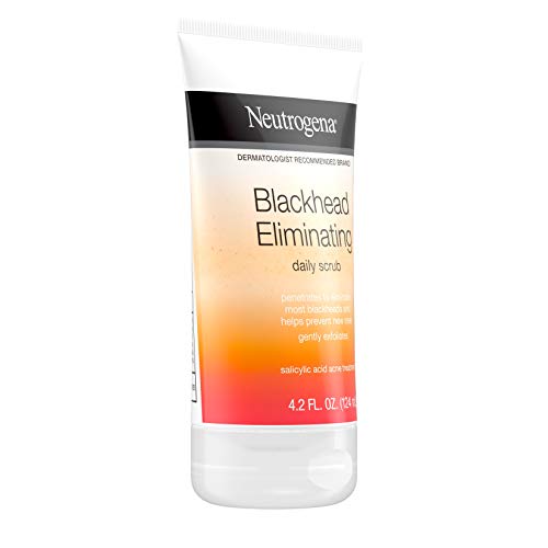 Neutrogena Blackhead Eliminating Daily Facial Scrub With Salicylic Acid Acne Medicine, Exfoliating Face Wash for Blackheads, 4.2 oz (Pack of 6)