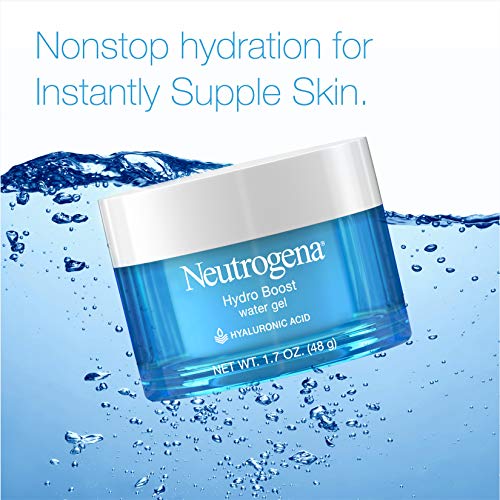 Neutrogena Hydro Boost Water Gel Daily Facial Moisturizer with Hyaluronic Acid, 1.7 fl. oz, Hydro Boost Hydrating Facial Cleansing Gel with Hyaluronic Acid