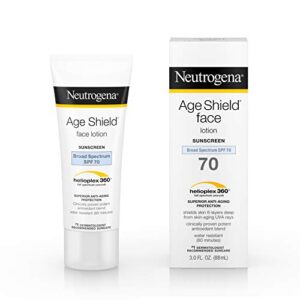 neutrogena age shield face lotion sunscreen broad spectrum spf 70 – 3 oz