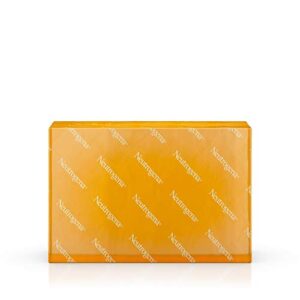 Neutrogena Original Amber Bar Fragrance-Free Facial Cleansing Bar with Glycerin, Pure & Transparent Gentle Face Wash Bar Soap, Free of Harsh Detergents, & Dyes, Hypoallergenic, 3.5 Oz