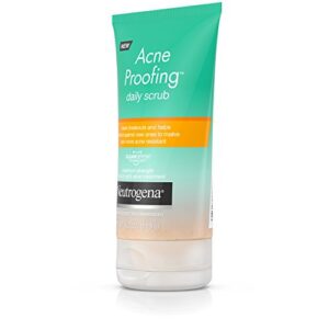 Neutrogena Acne Proofing Daily Facial Scrub with Salicylic Acid Acne Treatment, Exfoliating and Cleansing Face Wash, Oil-Free, 4.2 oz