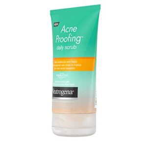 Neutrogena Acne Proofing Daily Facial Scrub with Salicylic Acid Acne Treatment, Exfoliating and Cleansing Face Wash, Oil-Free, 4.2 oz