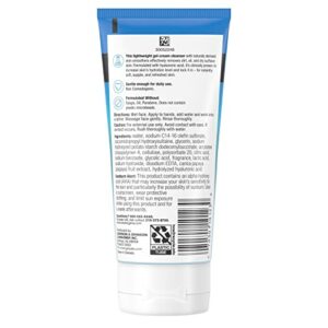 Neutrogena Hydro Boost Gentle Exfoliating Daily Facial Cleanser with Hyaluronic Acid, Face Wash Clinically Proven to Increase Skin's Hydration Level, Oil-Free & Non-Comedogenic, 5 oz