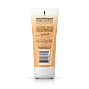 Neutrogena Deep Clean Daily Facial Cream Cleanser with Beta Hydroxy Acid to Remove Dirt, Oil & Makeup, Alcohol-Free, Oil-Free & Non-Comedogenic, 7 fl. oz