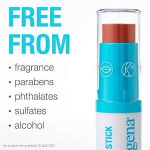 Neutrogena Hydro Boost Hydrating Multi-Use Makeup Stick with Hyaluronic Acid, Multipurpose Colored Makeup Balm for Lips, Cheeks & Eyes, Non-Comedogenic, Paraben-Free, Temptation, 0.26 oz