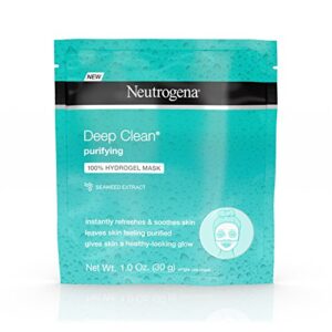 neutrogena deep clean purifying hydrating hydrogel mask,1.0 ounce each (12 pack)