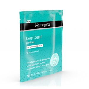 Neutrogena Deep Clean Purifying Hydrating Hydrogel Mask,1.0 Ounce Each (12 pack)