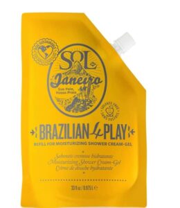 sol de janeiro brazilian 4 play moisturizing shower cream-gel 1 liter