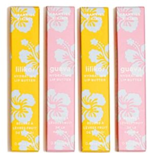 Frankies Bikinis Lip Butter Gloss, Sleeping Vegan Lip Mask Overnight, Moisturizing Lip Plumper, Vitamin E Lip Balm Moisturizer, Hydrating Lip Oil with Cocoa Butter, Made in USA, Lilikoi 0.7 Ounces