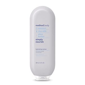 method daily lotion, simply nourish, plant-based moisturizer for 24 hours of hydration