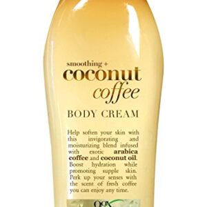 OGX Smoothing + Coconut Coffee Body Cream 19.5 oz