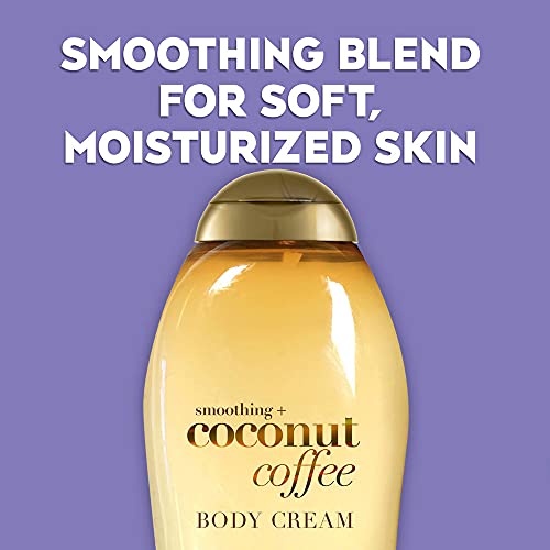 OGX Smoothing + Coconut Coffee Body Cream 19.5 oz